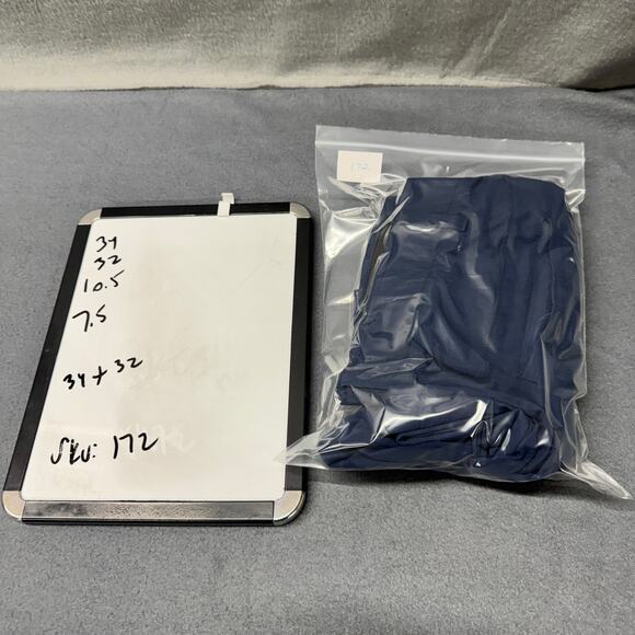 Under armour Golf Pants Mens 34x32 ACTUAL Blue UA Tapered Showdown Activewear - Picture 7 of 7